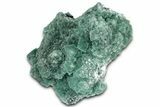 Frosted, Octahedral Green Fluorite Crystal Cluster - China #329337-2